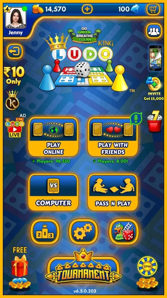 Ludo King™  Códigos pré-pagos e de recarga de jogos - SEAGM